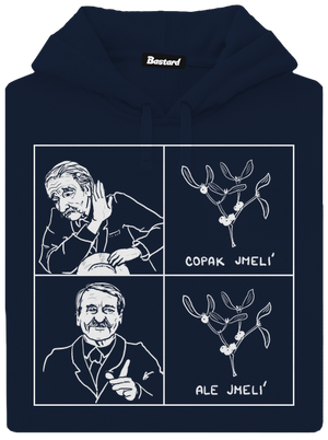 Cimrman: Copak jmelí pánska mikina klokanka Navy