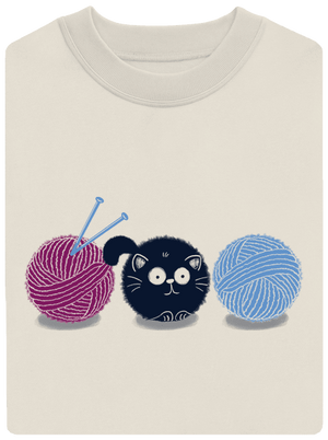 Klbko unisex mikina bez kapucne Off White