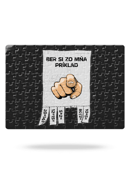 Ber si zo mňa príklad puzzle White