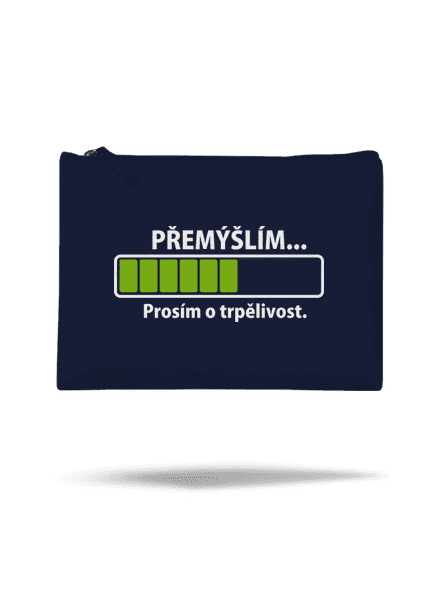 Premýšľam taštička French Navy
