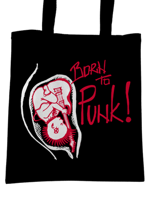 Born to punk taška Black