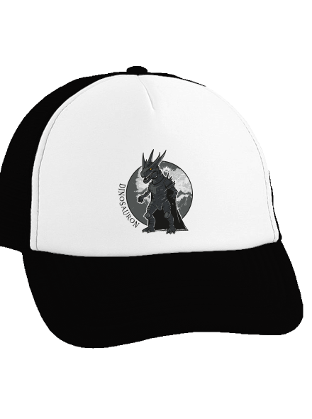 Dinosauron šiltovka truckerka Black cap