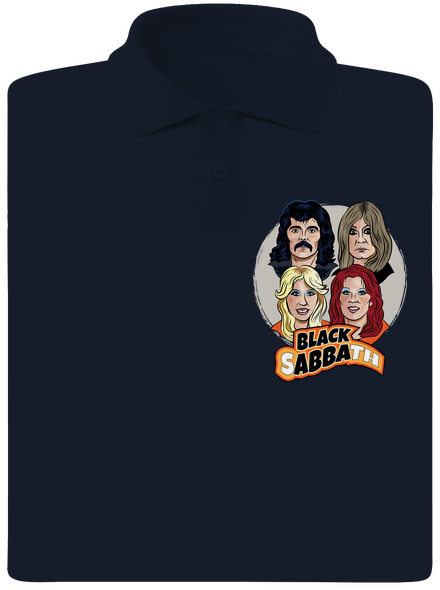 Black Abba pánska polokošeľa Navy Mal