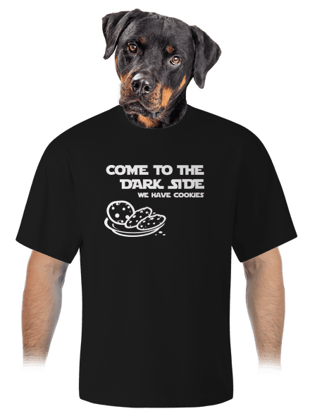 Come to the dark side unisex tričko oversized Black