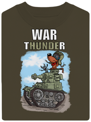 War Hunde unisex mikina bez kapucne Urban Khaki