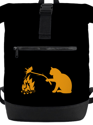 Mačka a myš batoh Black