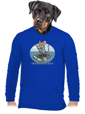 Ipaddleboard pánske dlhý rukáv Royal Blue