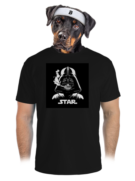 Darth Star pánske športové tričko Black