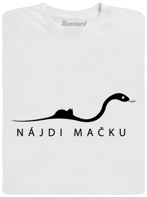 Nájdi mačku pánske tričko White