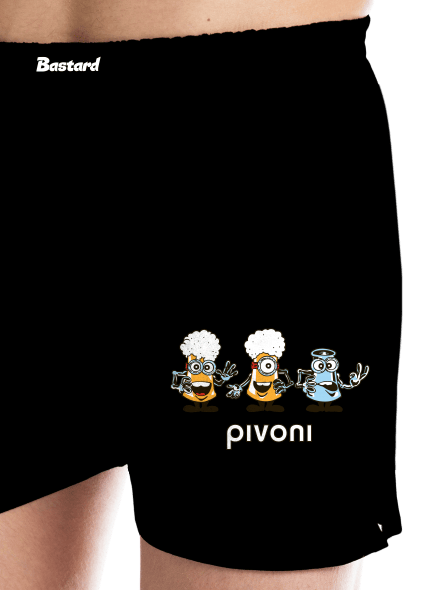 Pivoni pánske trenky Black