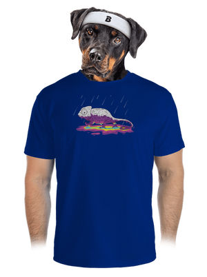 Odkryté tajomstvo pánske športové tričko Royal Blue Mal