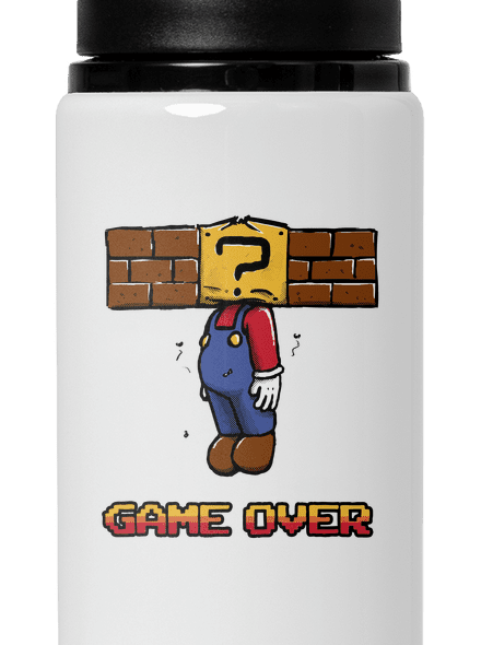 Game Over flaša na vodu White