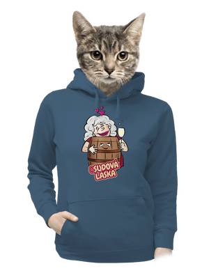 dámska mikina klokanka