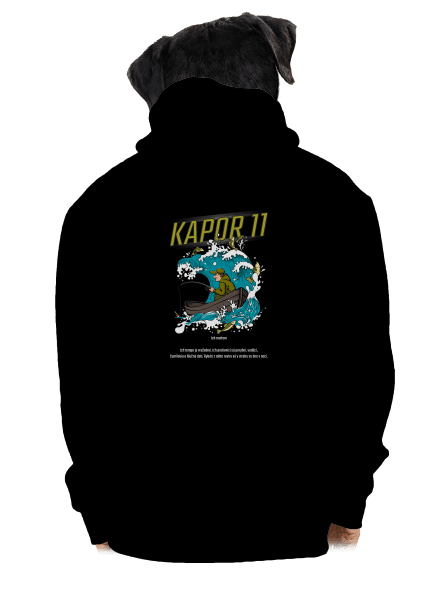 Kapor 11 pánska mikina na zips Black
