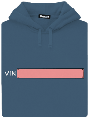 Osobný VIN kód dámska mikina klokanka Denim