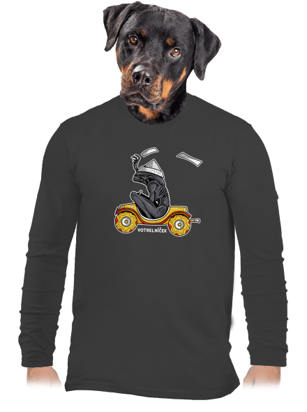 Votrelníček pánske dlhý rukáv Dark Grey