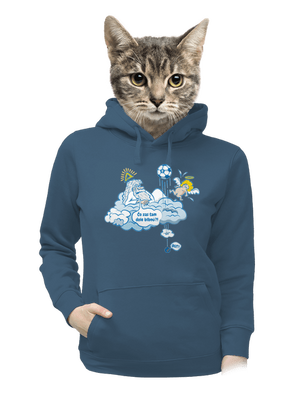 Out dámska mikina klokanka Denim