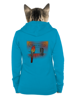 dámska mikina na zips