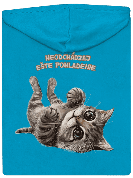 Ešte pohladenie dámska mikina na zips Blue Atol