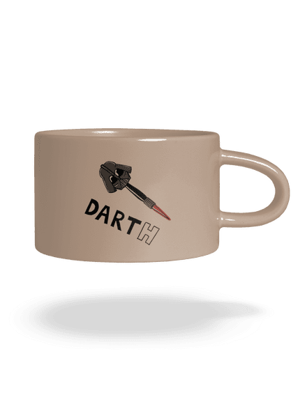 Dart(h) hrnček makronka Brown Macaron