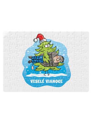 Veselé Vianoce puzzle White