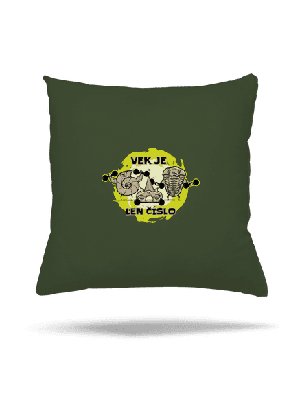 Vek je len číslo vankúš Olive Green