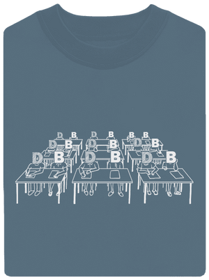 Cimrman: Debil, blbeček unisex mikina bez kapucne Nordic Blue