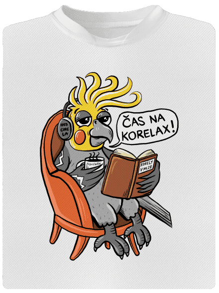 Korelax detské športové tričko White