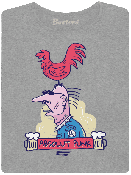 Absolut Punk dámske tričko Dark Gray Melange