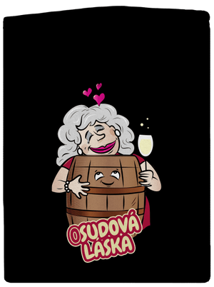 Osudová láska dámska mikina na zips Black