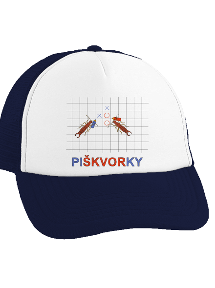Škvorí piškvorky šiltovka truckerka French Navy cap