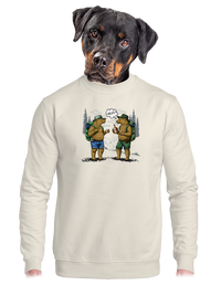 unisex mikina bez kapucne