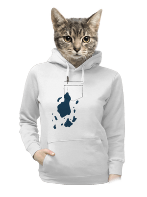 dámska mikina klokanka