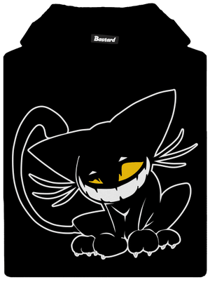 Evil cat detská mikina klokanka Black