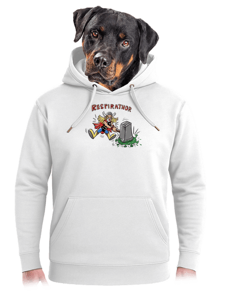 Respirathor unisex mikina premium Snowwhite
