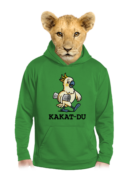 Kakat-du detská mikina klokanka Kelly Green AWD
