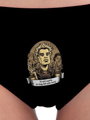 B14: Samotáři dámske nohavičky Black