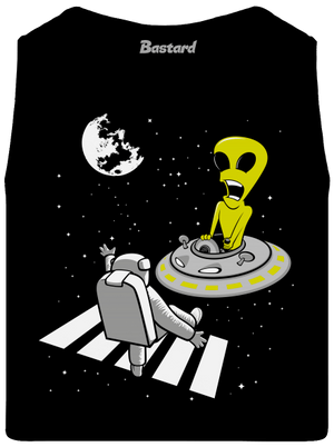 Vesmírny prechod pánske tielko Black