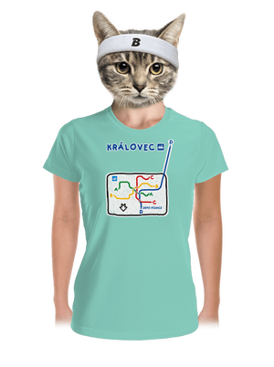 Metro Královec dámske športové tričko Mint Mal