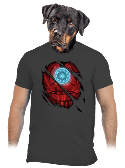 Ironman pánske tričko Dark Grey