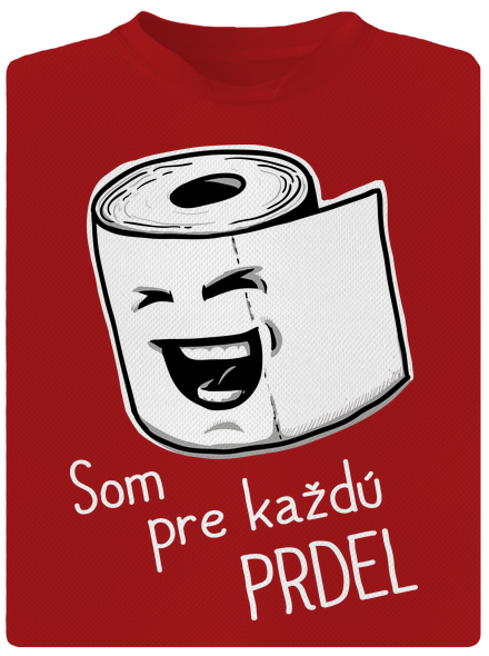 Prdel pánske športové tričko Red Mal