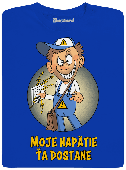 Moje napätie detské tričko Royal Blue