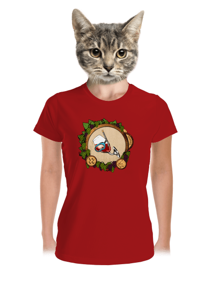 Vínny horoskop: Vodnár dámske športové tričko Red Mal