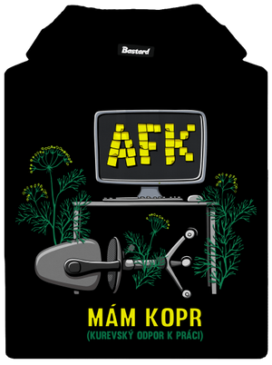 Mám kopr dámska mikina klokanka Black