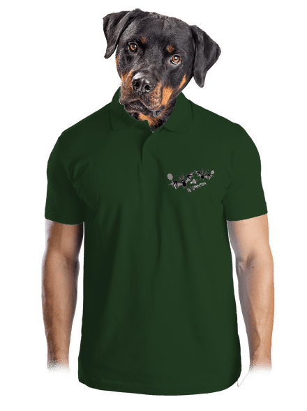 Batminton pánska polokošeľa Bottle Green Mal