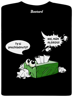 Mám alergiu pánske dlhý rukáv Black