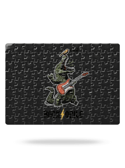 Rockodile puzzle White