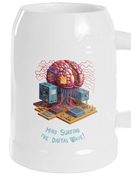 Mind surfing the digital wave polliter White