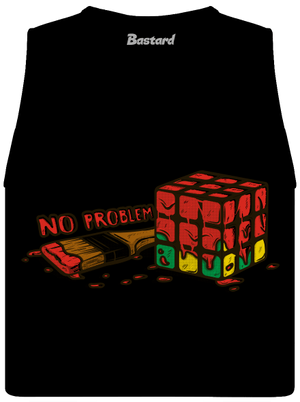 No problem dámske tielko voľné Black