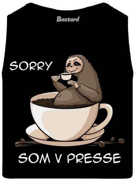 V presse pánske tielko Black